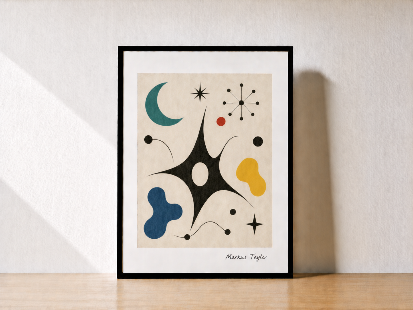 Abstract art with minimalist elegance