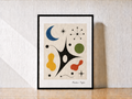 Abstract shapes on a minimalist table
