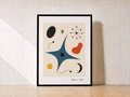 Minimalist abstract art on display