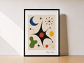 Modern abstract art with natural light
